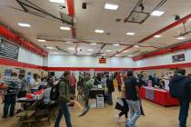 Anna Whiteside/UNR Extension Northern Nye County Business members and military recruiters will ...