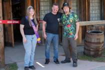 Richard Stephens/Special to the Times-Bonanza Miss Beatty Skye Grant and owners Nick Houck and ...